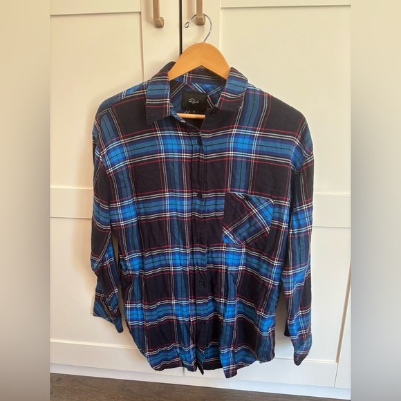 RAILS HUNTER PLAID BUTTOM UP SHIRT SIZE M - Picture 3 of 8
